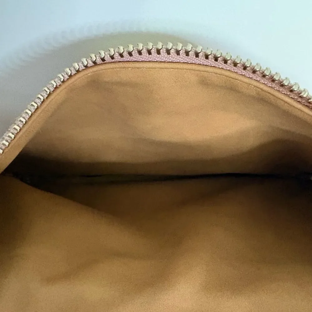 Michael Kors Pink Logo Mini Belt Bag with Gold Hardware